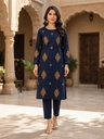 Premium Lawn 2-Piece Suit DBlue