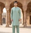Premium Men's Wash & Wear Suit CGreen