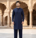 Premium Men's Wash & Wear Suit Royal Blue