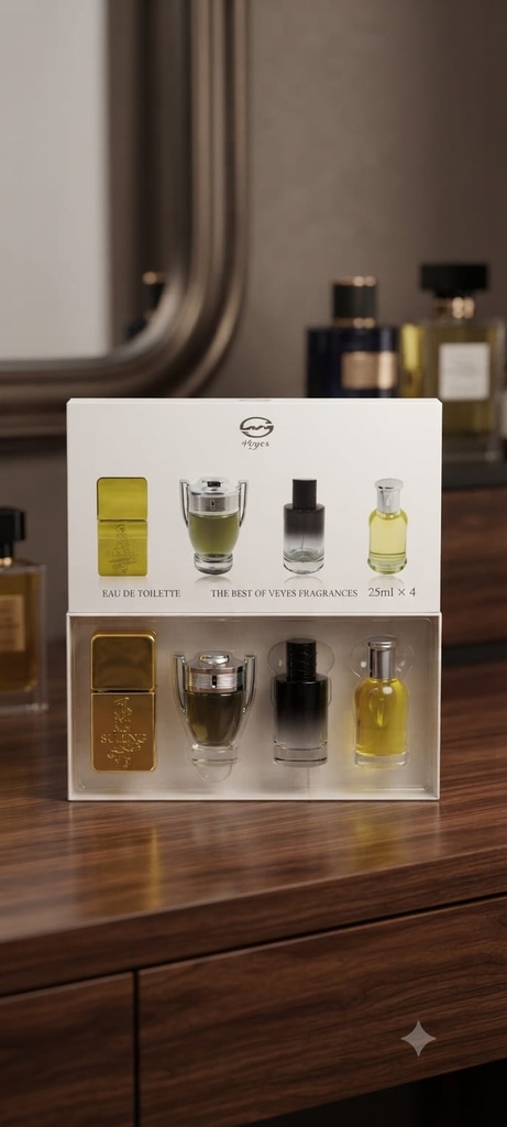 4 Mini Perfumes Gift Box (25 ml)